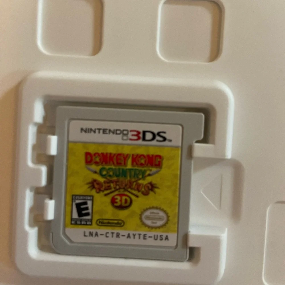 Donkey Kong Country Returns 3D Nintendo 3DS Tested CIB TESTED Original Owner
